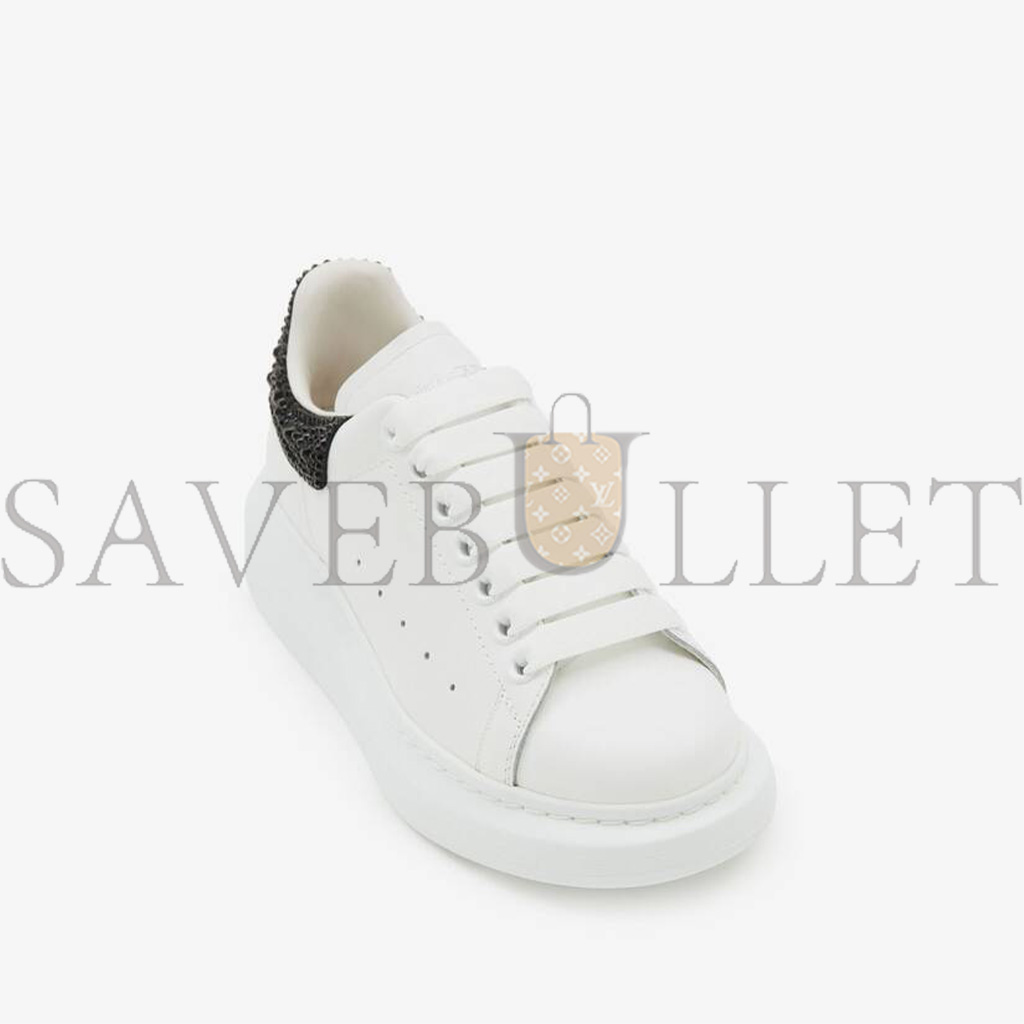 ALEXANDER MCQUEEN OVERSIZED SNEAKER IN WHITEJET BLACK 666407WIA4Z9581 ALEXANDER MCQUEEN OVERSIZED SNEAKER IN WHITEJET BLACK 666407WIA4Z9581